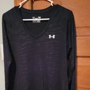 Women's Under Armour V-Neck Long Sleeve Heat Gear